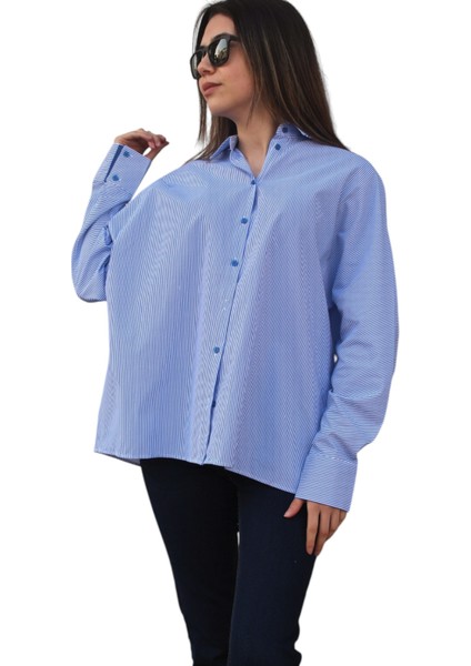Mavi Oversize Gömlek indirimleri