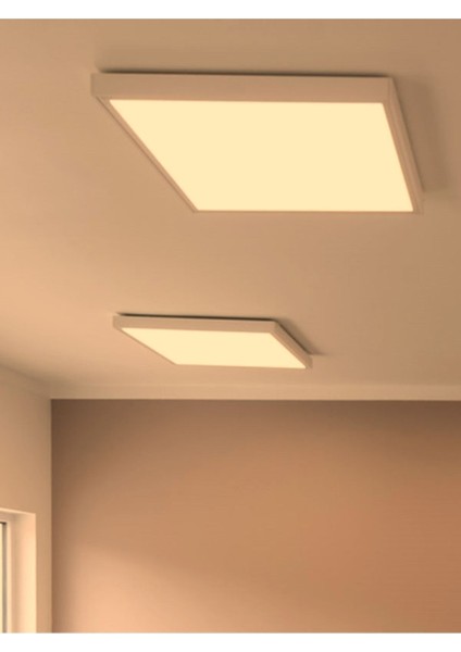 Sıva Üstü 60 cm x 60 cm LED Panel, Aydınlatma Avize, 60 x 60 LED Avize, 60 Watt, Homojen Gün Işığı 4000K