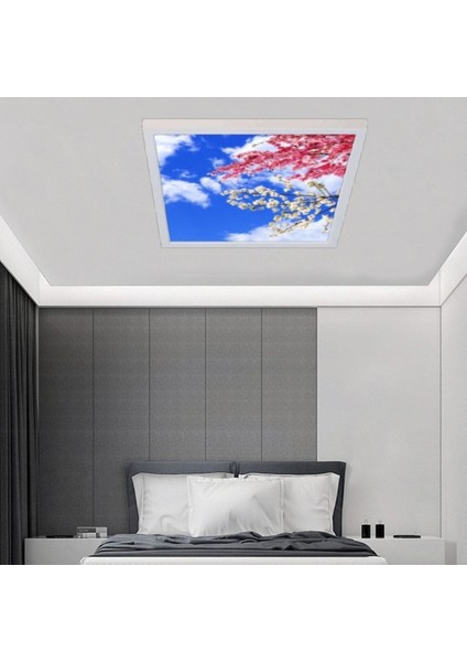 60 x 60 Ledli, Baskılı-Hepsiburada Avize Modeli-Led AVIZE-54WATT-TAVANA Yapışık Lamba-Yatak Odası Avize modelleri