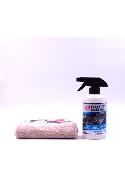 2'li Avantaj Set, Oto Genel Temizleyici 500 Ml, Mikrofiber Magic Oto Yıkama Bezi, 50X70 cm