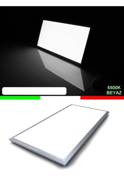 60 x 120 Slim Panel, 6500K, Beyaz Işık, 3mm Kalınlık, Dev Aydınlatma,homojen Işık, Ofis LED Aydınlatma fiyatları
