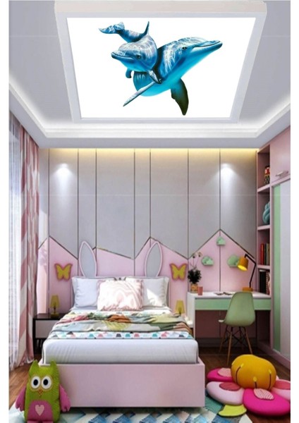 Yunus Çocuk Avize, LED 60WATT, Beyaz Işık, 60 x 60 LED Panel, Yeni Tasarım Ledli AVIZE,60W