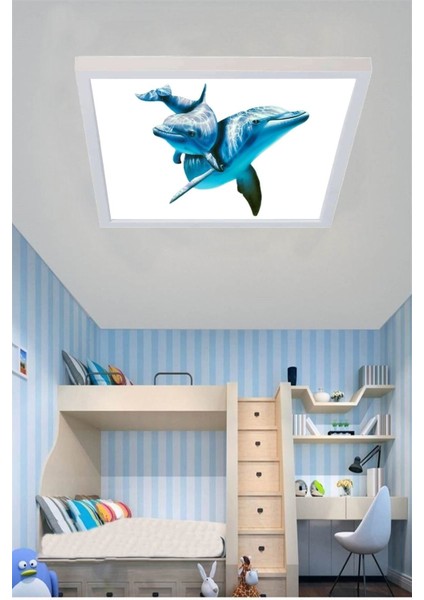 Yunus Çocuk Avize, LED 60WATT, Beyaz Işık, 60 x 60 LED Panel, Yeni Tasarım Ledli AVIZE,60W fiyatları