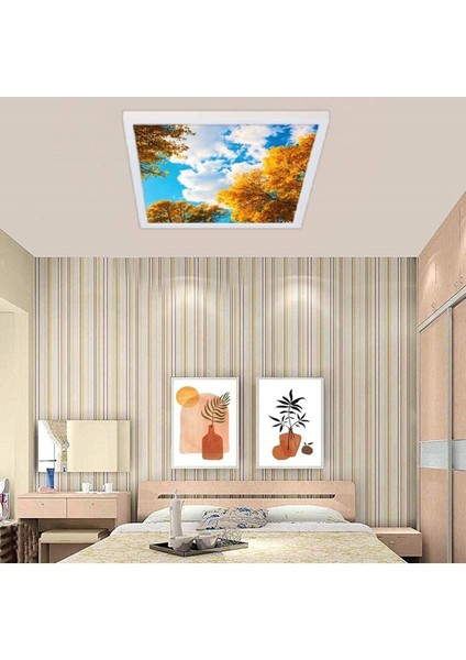 60WATT-60 x 60 -Led Salon Avize- Sonbahar Yeni Tasarım Aydınlatma- Tavana Yapışık-Kolay Montaj Avize fiyatları