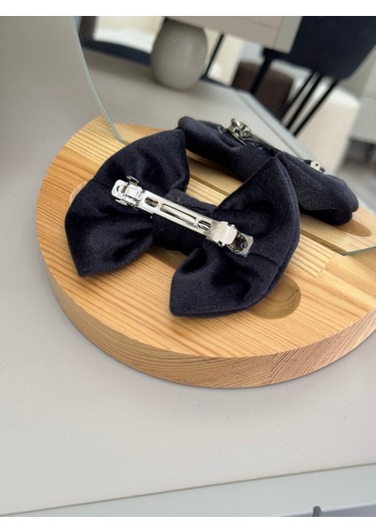 Siyah Kadife Klipsli Kurdele Toka fiyatları