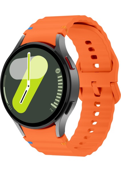 Samsung Galaxy Watch 4/5/6/7/fe/40/44/classic/42/43/46/47 Uyumlu Yüksek Kaliteli Spor Silikon Kordon