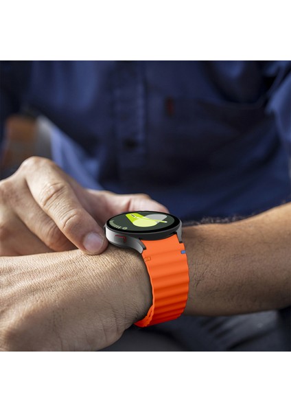 Samsung Galaxy Watch 4/5/6/7/fe/40/44/classic/42/43/46/47 Uyumlu Yüksek Kaliteli Spor Silikon Kordon modelleri