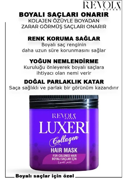 Luxeri Kolajen Saç Maskesi 500 ml fiyatları