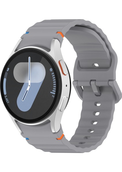 Samsung Galaxy Watch 4/5/6/7/fe/40/44/classic/42/43/46/47 Uyumlu Yüksek Kaliteli Spor Silikon Kordon