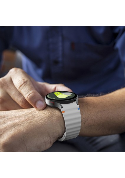 Samsung Galaxy Watch 4/5/6/7/fe/40/44/classic/42/43/46/47 Uyumlu Yüksek Kaliteli Spor Silikon Kordon modelleri