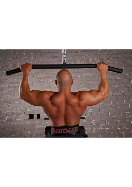 Fitness - Çalışma İstasyonu FatGrip Lat Pulldown Bar - Agırlık Çekiş Barı