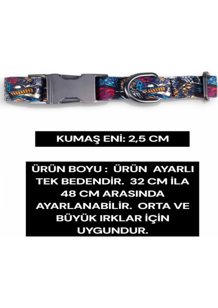 İsimli Köpek Tasması, Orta Ve Büyük Irk Köpek Tasması Köpek İsimlik, metal Kilitli Tasma 2,5 cm fiyatları