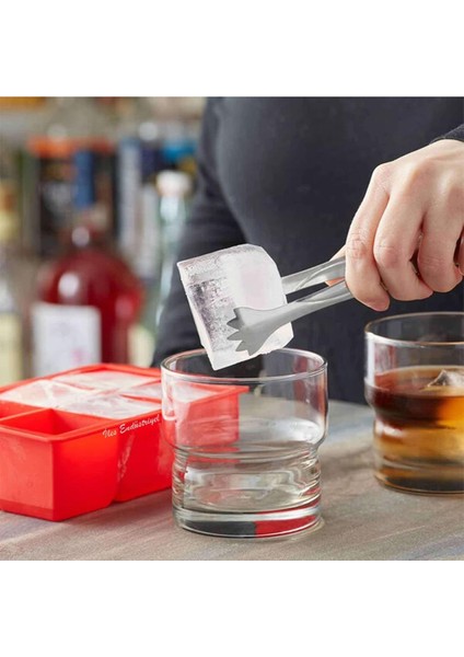 2'li Buz Kalıbı Seti, Xl Küp ve Mini Buz Kalıbı, Soğuk Içecek Kokteyl Için Buzluk fiyatları