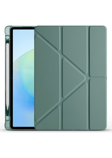 Honor Pad X8A Kılıf Üçgen Katlanabilen Kalem Bölmeli Tablet Kılıfı fiyatları