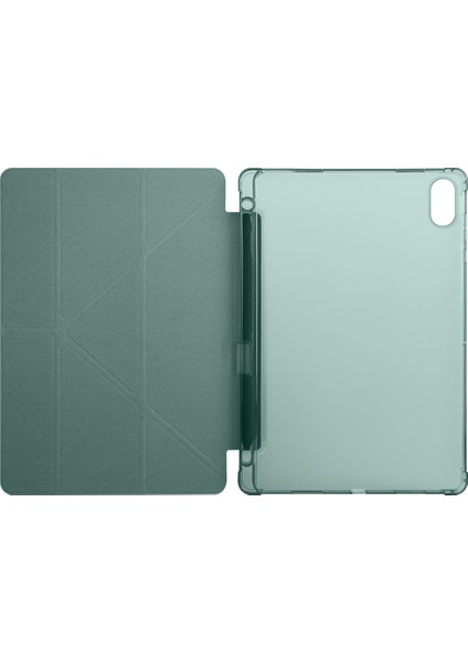 Honor Pad X8A Kılıf Üçgen Katlanabilen Kalem Bölmeli Tablet Kılıfı fırsatları
