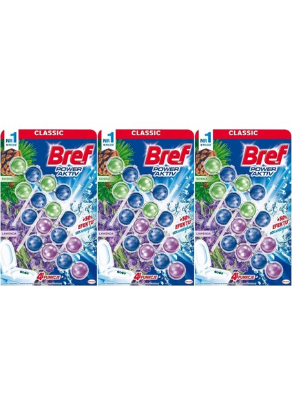 Power Aktiv Klozet Bloğu Çam ve Lavanta Kokulu (12 Li Set) (3pk*4)