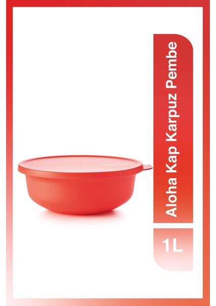 Aloha Meyve ve Sebze Saklama Kabı Rubin Pembe 1 Lt