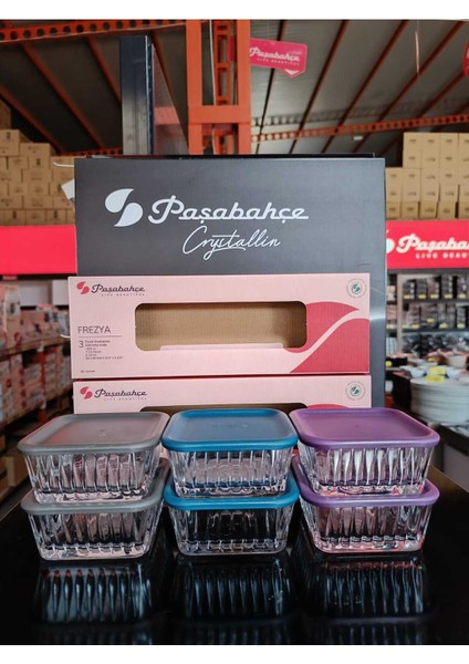 950126- Frezya 6 Lı Saklama Kabı 3 Renkli fiyatları