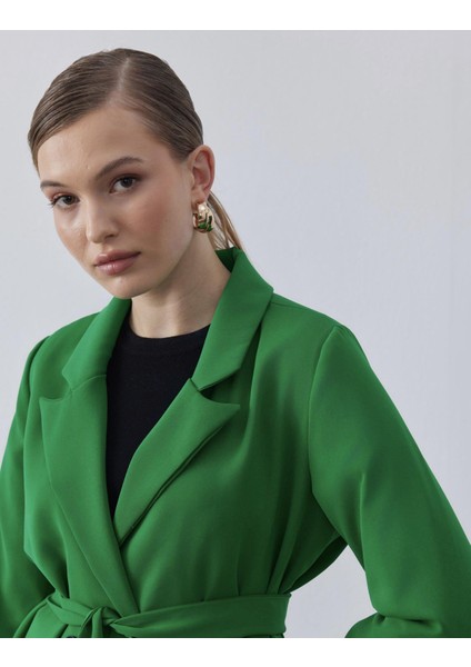 Blazer Ceket Benetton Yeşili