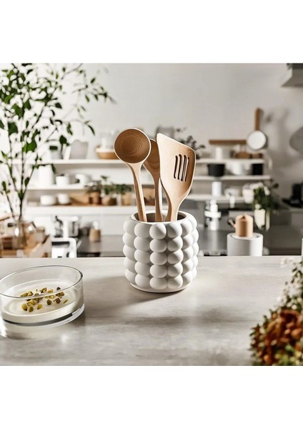 Bubble Kaşıklık Bohem Trend Iskandinav Tarzı Tezgah Üstü Beyaz