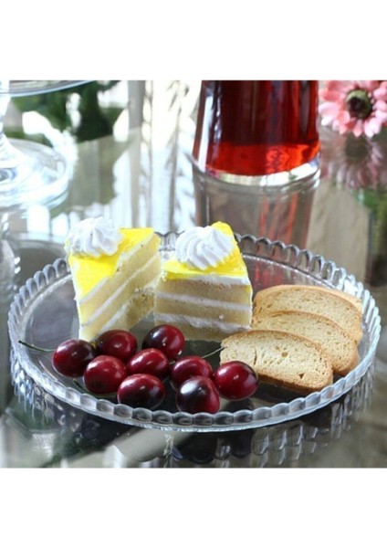 10345 Cam Servis Tabağı – Şık Sunumlar İçin Dayanıklı, Zarif ve Kullanışlı Tasarım fırsatları