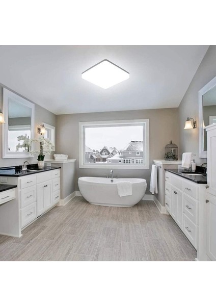 Banyo LED AVIZE-25WATT-30 cm x 30 cm , Banyo Avize,avize Modelleri, Avize Modelleri (Yeni)