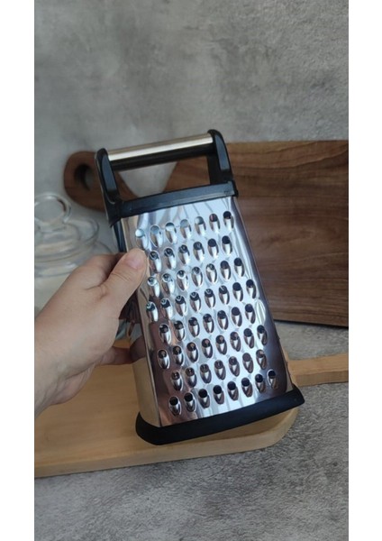 Büyük Boy Paslanmaz Çelik Rende, Çok Fonksiyonlu Rende, Sillikon Tabanlı Çelik Saplı Rende