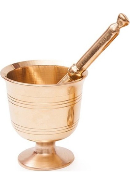 Tarihi El Yapımı Pirinç Havan No:4, 12 cm 1700 gr