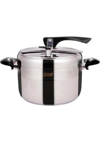 Fms Duduklu Tencere 9 Lt Siyah Ergonomik Saplı Paslanmaz Çelik Mutfak Gereci