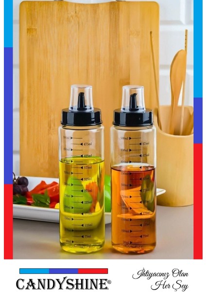 Sızdırmaz Premium Cam Yağlık Damlatmaz Şık Cam Yağdanlık Akıtmaz Lüx Cam Yağ Sirke Şişesi 500 ml modelleri