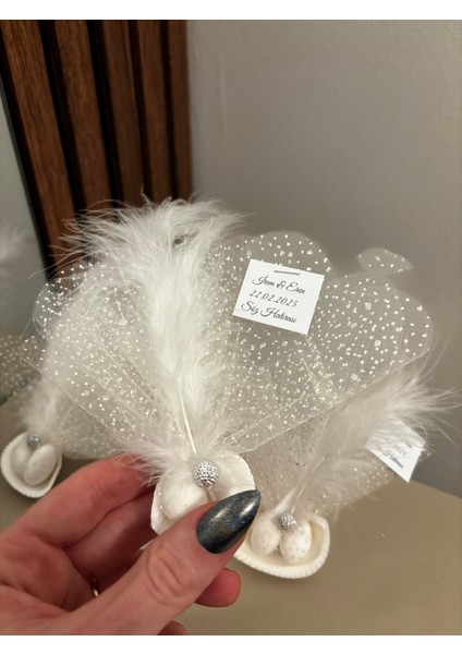 20 Adet Magnetli Deniz Kabuğu Nişan-Söz-Kına-Düğün-Nikah Hediyelik fiyatları