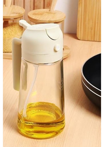 2 Adet 550ML Yeni Nesil Çift Fonksiyonlu Cam Yağdanlık fiyatları