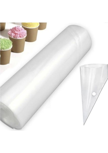 Krema Krem Şanti Sıkma Torbası Tek Kullanımlık 72'li Pm-Tek Kullanımlık Sıkma Torbası Orta Boy