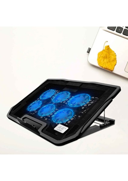 6 Fanlı Notebook Soğutucu Fan 15.6 Inç USB Bağlantılı Sessiz ve Taşınabilir Bilgisayar Laptop Soğutucu fiyatları