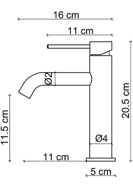 Lavabo Bataryası (Fırçalanmış Altın) FJ-SS2012