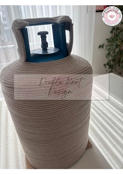Tüp Kılıfı Uzun Tüp için Dekoratif Sepet Organizer Hasır Jüt Tress Hediyelik