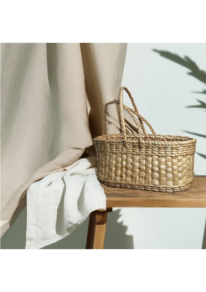 Özel Üretim Doğal Çok Amaçlı Hasır Kulplu Piknik Sepeti indirimleri