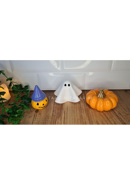 3'lü Balkabağı Hayalet Dekor,halloween,el Yapımı(Handmade) modelleri