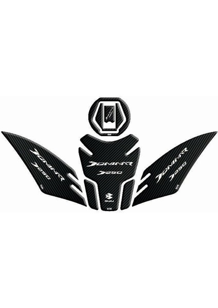 Gogo Bajaj Dominar 250 (2020-2024) Tank Pad Set 005