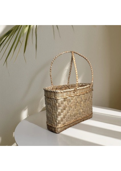 Özel Üretim Çok Amaçlı Doğal El Yapımı Hasır Çanta modelleri