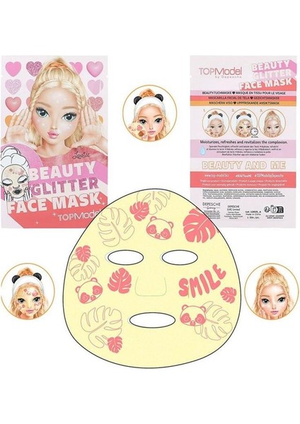 Topmodel Parıltılı Yüz Maskesi, Smile