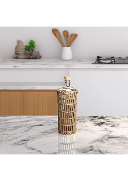 Dekoratif Çok Amaçlı Doğal El Yapımı Hasır Şişe Kılıfı Muhafaza fiyatları