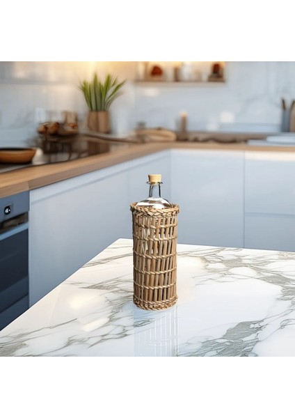Dekoratif Çok Amaçlı Doğal El Yapımı Hasır Şişe Kılıfı Muhafaza modelleri