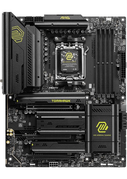 Msı Mag X870 Tomahawk Wıfı Ddr5 Amd X870 Soket Ddr