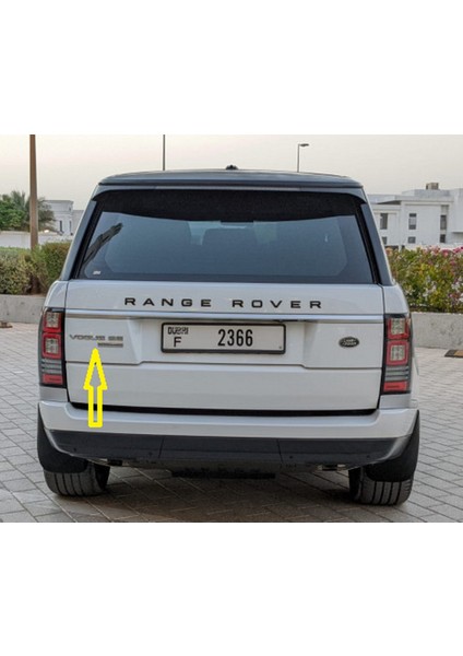 Land Rover Range Rover Voguese Gri Bagaj Yazı Logo Arma modelleri