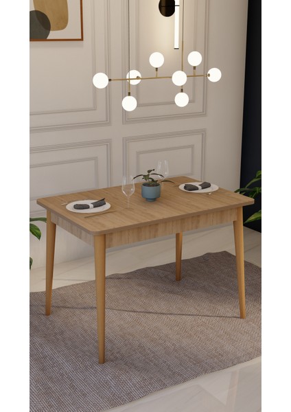 70 x 105 Mdf Mutfak Masası ,ahşap Masa , 4 Kişilik Masa, Çalışma Masası, Sabit Masa, Balkon Masası