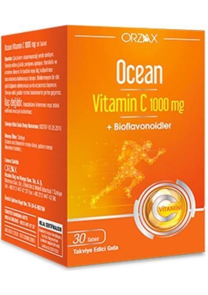 Ocean Vitamin C 1000 Mg + Bioflavonoidler