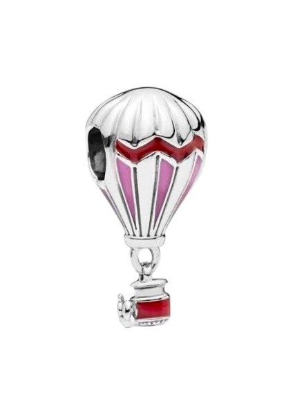Gümüş Uçan Balon Charm