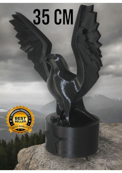 Kartal Beşiktaş 35 cm Dev Boy Dekoratif Heykel Biblo