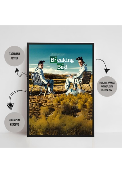 Breaking Bad Movie Film Dizi Çerçeveli Poster Tablo Breaking Bad Dekorasyon Tablo fiyatları